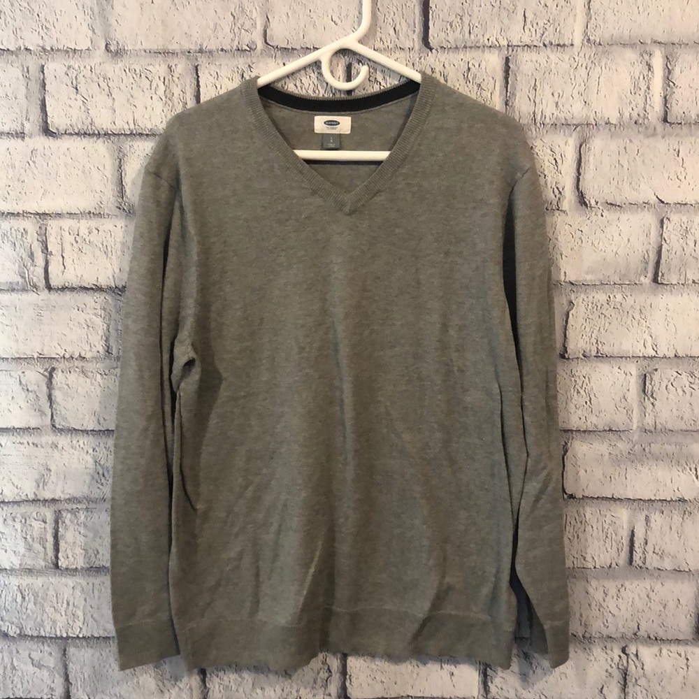 Men's Old Navy Sweater - Gray - Size Large